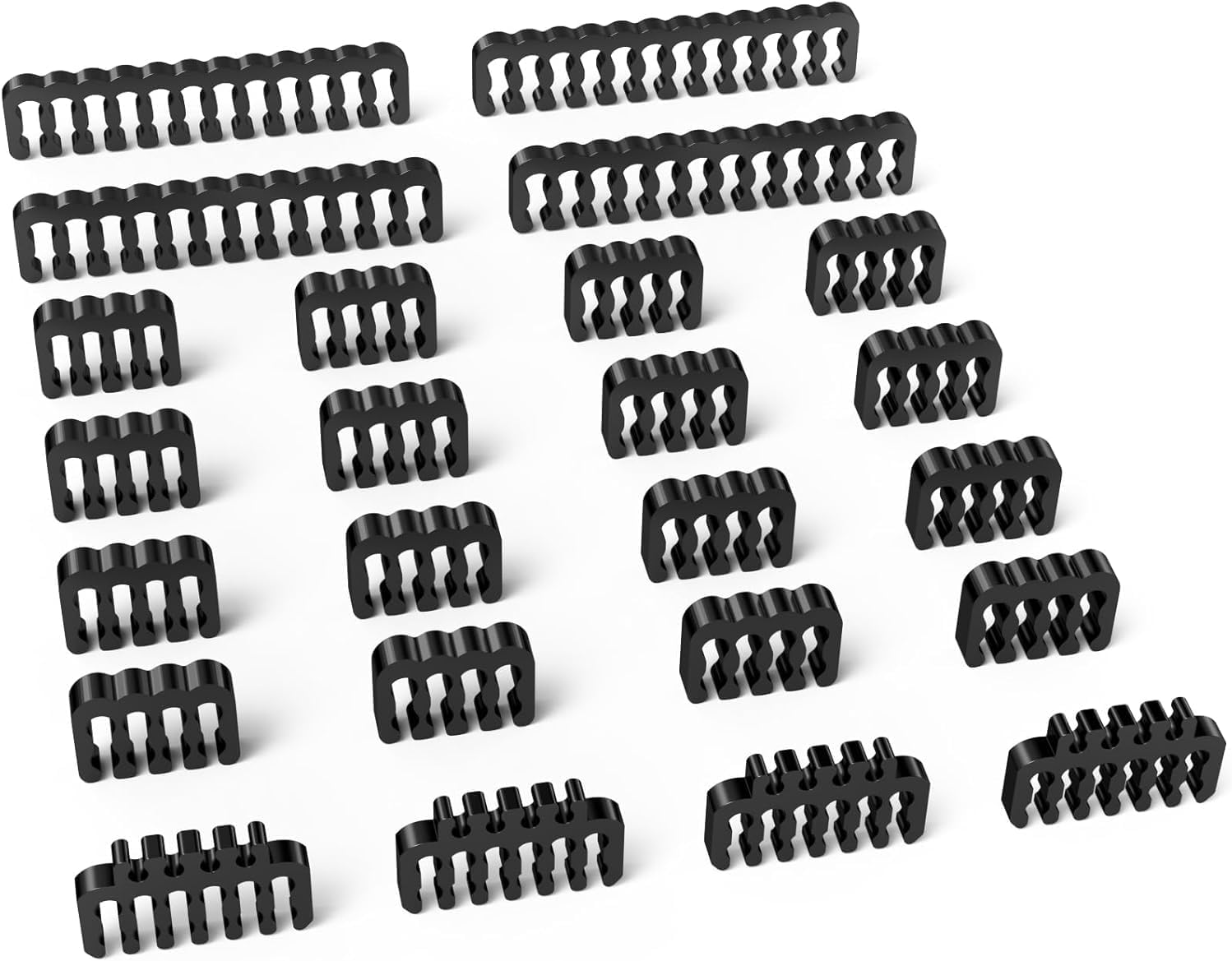 Cable management kit (clips, combs, sleeve)